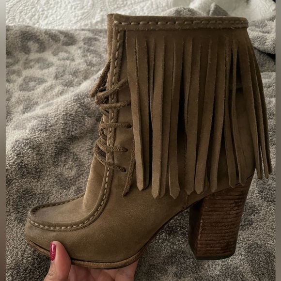 Frye Parker Fringe Booties - Picture 3 of 6